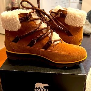 Sorel Boots “Harlow” Lace Cozy